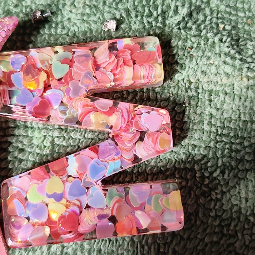Pink Butterfly Keychain with Tassel - Picture 2 of 3